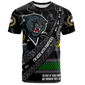 POD <span class=keywords><strong>Penrith</strong></span> Panthers Camisas para hombre Fábrica personalizada <span class=keywords><strong>Penrith</strong></span> Panthers Ball Camiseta de estilo deportivo indígena de inspiración aborigen - Product Image 4