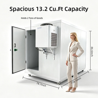 Chambre froide mobile, chambre froide portable, chambre froide modulaire isolée, congélateur modulaire, conception plug-and-play pour utilisation en cuisine de restaurant
