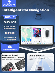 DUDUAUTO DUDU7 A7870 QLED 2K 2000x1200 9.5 10.36 Pulgadas, Reproductor Multimedia Inalámbrico para Automóvil, Radio Universal Android 2 Din - Product Image 1