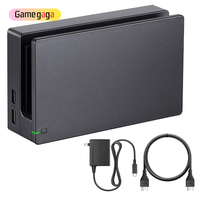 Gamegaga Switch TV Screen Mirror Base Set pour Switch, support de remplacement NS Dock, sortie HD 1080P, connexion TV pour console Switch