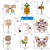 Accessoires de décoration personnalisés pour sacs : Strass, perles, chaînes métalliques, inserts pour sacs de plage et breloques pour sacs de plage scintillants pour l'été et le bord de mer