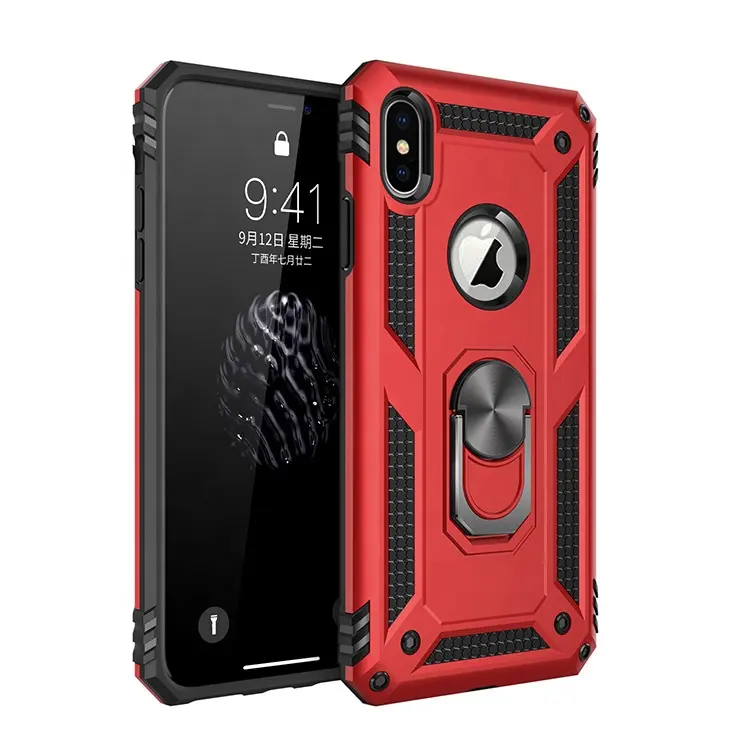 Newest Styles Developed 2 In 1 Ring Stand TPU PC Digital Phone Case for Huawei Y9 Prime P20 Lite Mate 20 X P30 Pro nova 5 5i 30