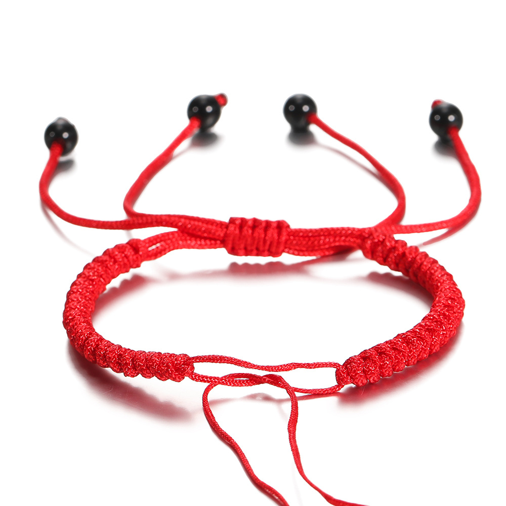 Semi-finished bracelet - red