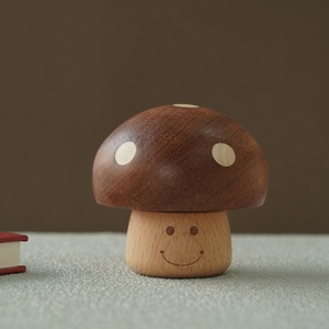 Caja de música de madera con diseño de hongo para niños de 3 a 6 años, juguete educativo, regalo - Product Image 1
