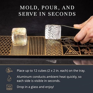 Hollow Custom Business Logo Ice Cube,Custom Brass Stamp Ice Cube Custom Soap Stamp - Product Image 3