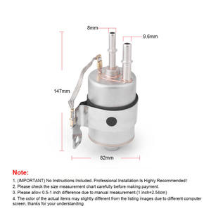 Kit régulateur de pression de carburant/filtre AN6 EFI/LS pour C5 pour Corvette, nouveau modèle de voiture rétrofité en aluminium et papier filtre, emballé - Product Image 4