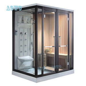 <span class=keywords><strong>Sauna</strong></span> <span class=keywords><strong>nudista</strong></span> de moda y sala de vapor Sala de ducha combinada Baño Yacuzic Keya <span class=keywords><strong>Sauna</strong></span> infrarroja al aire libre - Product Image 4