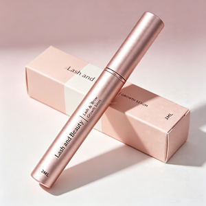 Sérum de croissance des <span class=keywords><strong>cils</strong></span> et des sourcils végan, formule naturelle personnalisée, rose gold, <span class=keywords><strong>cils</strong></span> plus longs, plus épais et plus volumineux, sérum <span class=keywords><strong>cils</strong></span> - Product Image 1