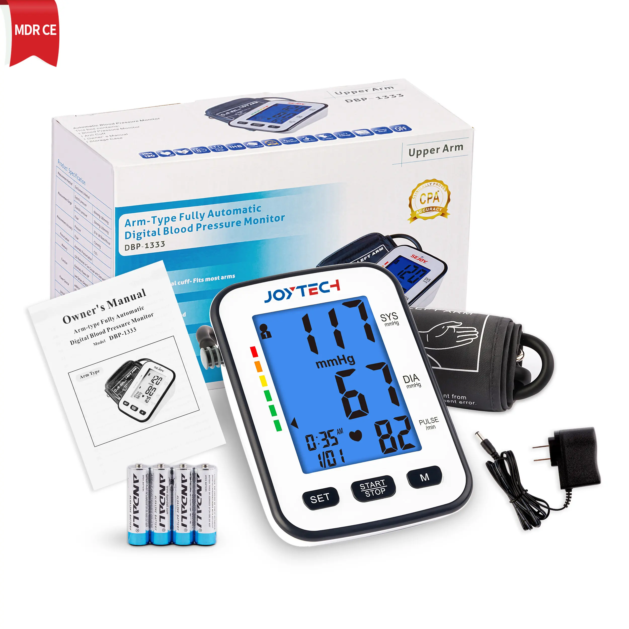 Medical blood pressure monitor arm bluetooth tensiometer home use high blood pressure measurement meter