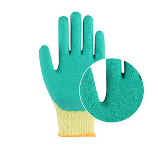 Protección Algodón Látex Recubierto Guantes Skid Guantes De - Product Image 6