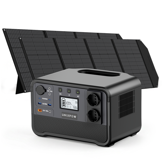 Fast Charging AC MPPT  Input DC Car Charger Output 1000W 1200W  LiFePO4 Battery Charger Solar Panel Portable Power Station