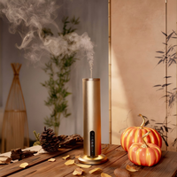 Diffuseur d'arômes sans fil SCENTA en aluminium de luxe, 300 m³, logo personnalisé, diffuseur d'huiles essentielles sans eau, tour de désodorisant d'air pour la maison