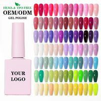 Kit Professionnel Personnalisable de Résine UV Gel pour Extension d'Ongles de Salon 15ml avec 60 Couleurs de Vernis Artistique et Flacon de Peinture à Ongles 7.5ml