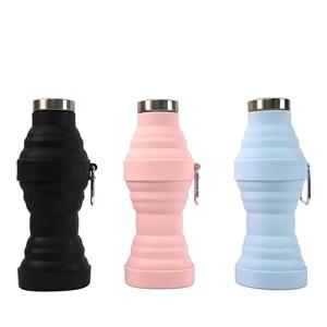 Gobelet d'eau en silicone pour l'extérieur, bouteille d'eau pliable portable pour le sport - Product Image 1