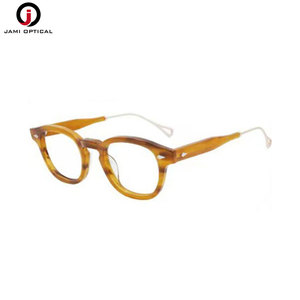 Monturas ópticas de acetato al por mayor, montura de gafas de alta calidad, monturas de gafas Unisex, gafas redondas de acetato - Product Image 4