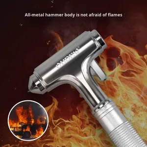 Marteau <span class=keywords><strong>de</strong></span> sécurité multifonctionnel Zhongheng doré, neuf et très demandé, pour briser les vitres d'urgence et couper les ceintures <span class=keywords><strong>de</strong></span> sécurité en <span class=keywords><strong>voiture</strong></span> - Product Image 2