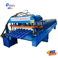Machine de formage à froid de tuiles en aluminium émaillées haute efficacité pour le Kenya et la Tanzanie