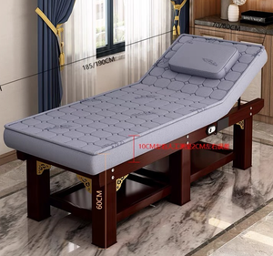 Mesa de Masaje Plegable Moderna con Reposacabezas Ajustable y Estructura de Madera para Spa, Salón de Belleza, Gimnasio y Sala de Estar - Precio de Fábrica - Product Image 3