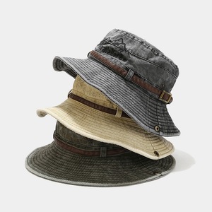 Chapeau Bob en Coton <span class=keywords><strong>pour</strong></span> Femmes et Hommes, à Large Bord, <span class=keywords><strong>pour</strong></span> la Randonnée, la Pêche, Protection UV, Chapeau de Soleil d'Été, Casquette de Plage Extérieure - Product Image 1