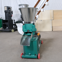 Machine à granulés d'aliments pour animaux de ferme, type D, rotative, à moteur électrique, compacte et conviviale pour l'utilisation, idéale pour poulets et lapins.