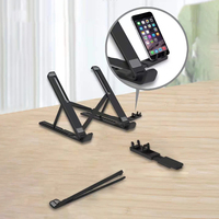 Support d'Ordinateur Portable Réglable Ergonomique avec Porte-Téléphone pour Notebook MacBook