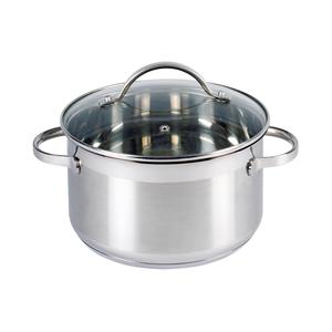 Plat à rôtir KARL KRGER 1,5 L 16 cm en acier inoxydable avec couvercle pour la cuisson de la viande - Product Image 1