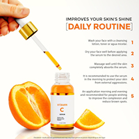 Acide hyaluronique Anti-âge visage hydratant nourrissant Anti-rides soin collagène acide ascorbique vitamine C sérum blanchissant