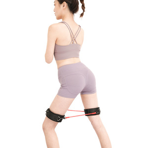 Ensemble d'entraînement de puissance pour les jambes Dripping Leg Power Trainer, 6 pièces, avec tensionneur de bande élastique, pour l'entraînement de sprint et de squat sur les genoux - Product Image 2