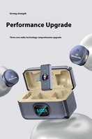Nouveau microphone cravate à condensateur omnidirectionnel 3-en-1 Q8 sans fil 2.4G avec suppression du bruit magnétique pour smartphone, appareil photo et diffusion en direct