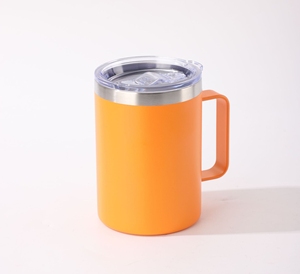 Tazas de Acero Inoxidable de Doble Pared, Libres de BPA, Tazas de Metal para Café y Té, Taza Aislada con Asa, Juego de Tazas Resistentes para Camping, Tazas a Prueba de Roturas - Product Image 2
