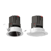 Nouveau design éclairage intérieur 7W 10W 12W 20W 25W couleur blanche 25 réglable anti-éblouissement sans garniture encastré led downlight pour hôtel