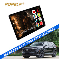 Tablet Headrest Mobil Android 14.0 14 inci dengan Input HDMI, Layar IPS FHD, Octa-Core 4GB+64GB, WiFi, Bluetooth, FM, USB untuk Hyundai BYD