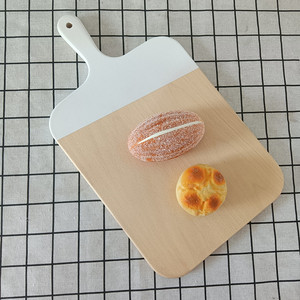 Wooden Steak <b>Plate</b> Irregular Shape Beech Wood Modern Minimalist Style For Hotel Coffee Tea Serving Tray - Product Image 4