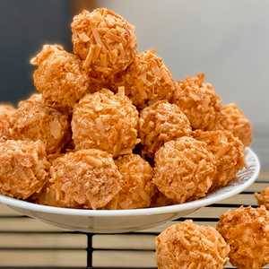 Crunchy Toasted Coconut Cubes Delicious Roasted Coconut <b>Bites</b> Crispy Snack Food Wholesale Bulk Supplier - Product Image 1