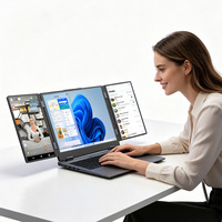 Laptop Gaming Grosir Pabrik Baru 16 Inci+10.5 Inci Tiga Layar Sincretism Intel I5 12450H 8 Core dengan Fungsi Buka Kunci Wajah