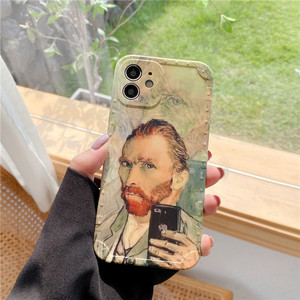 Vincent Willem Van Gogh-<span class=keywords><strong>funda</strong></span> de silicona personalizada, pintura acrílica mate, <span class=keywords><strong>oficial</strong></span>, original, para <span class=keywords><strong>iphone</strong></span> 11 y <span class=keywords><strong>12</strong></span> series - Product Image 3