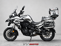 Moto de tourisme aventure Benelli TRK502 500cc refroidie par eau, fabriquée en Chine, vitesse maximale >80 km/h