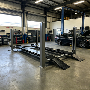 Pont élévateur quatre colonnes à montage au sol pour <span class=keywords><strong>garage</strong></span> domestique et équipement de stationnement, modèle d'<span class=keywords><strong>occasion</strong></span> - Product Image 4