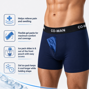 Produits Tendances : Inserts réutilisables pour sous-vêtements masculins, compresse froide pour testicules, pour le soutien testiculaire et le soulagement de la douleur, pour caleçons rafraîchissants - Product Image 1