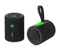 Mini haut-parleur magnétique avec super basses pour USB 5.3 et AUX, lumière LED RGB portable sans fil et batterie rechargeable