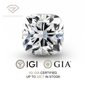 Đá tổng hợp nhân tạo DW 0.5ct, cắt kiểu gối, chứng nhận IGI, màu D, kích thước 8mm, kim cương 4mm VVS-VS dùng làm đồ trang sức - Product Image 2