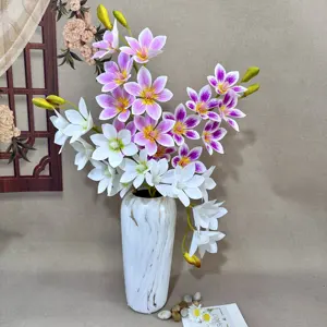 Yulan Magnolia Artificial Flowers Multicolor High Quality Modern Factory Direct Wholesale Wedding Party Garden Home Decoration