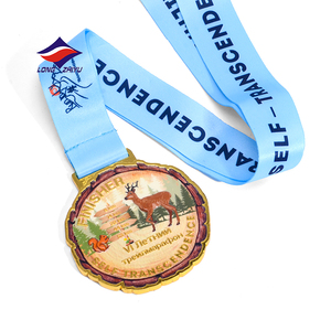 Médaille de sport personnalisée Longzhiyu avec logo, en métal découpé, pour football, basketball, compétition, récompense sportive - Product Image 4