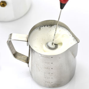 Nouveauté : Mousseur à lait portatif en aluminium écologique et coloré, sans support, fouet électrique, mélangeur de boissons - Product Image 3