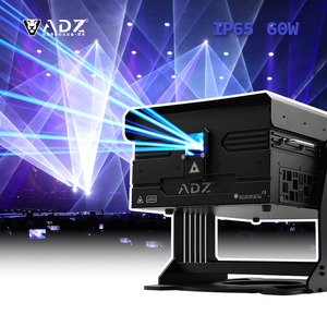 Proyector de luces láser RGBW de alta potencia de 60W para exteriores, resistente al agua, IP65, ILDA Pangolin FB4, <span class=keywords><strong>DJ</strong></span> animado, espectáculo láser, luz de escenario para Club - Product Image 1
