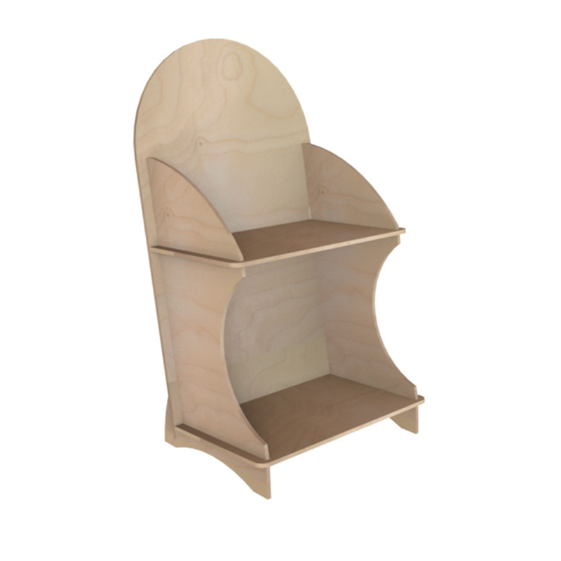 Apache Light Duty Customizable Plywood Perfume Display Rack for Supermarket Stores — view 4