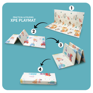 Juguete suave de espuma plegable doble para niños, alfombrilla deportiva musical educativa para bebés - Product Image 5