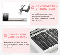Extensions de cils Mega Volume Easy Fan, cils auto-éventailants 2D~10D, extensions de cils pré-fabriquées pour volume