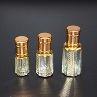 CJ-Hot Sale Fancy Octagon Empty 6ML Arabischer Kristall Attar Ätherisches Öl Parfüm Glasflasche für Oud Oil