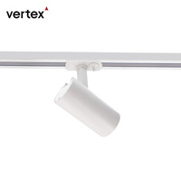 Spot LED COB 8W 210~230V Ra>90 5000K en aluminium noir, ensemble de 3 spots LED modernes pour hôtel